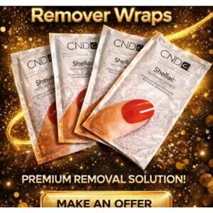 5X CND Foil Remover Wraps- 10 count Each